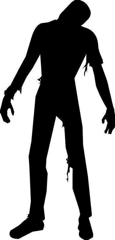 Zombie silhouette | Zombie silhouette, Zombie halloween, Zombie