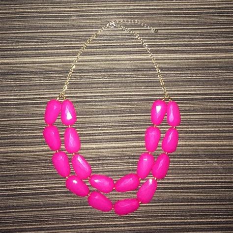 Pink And Gold Statement Necklace Gold Statement Necklace Pink