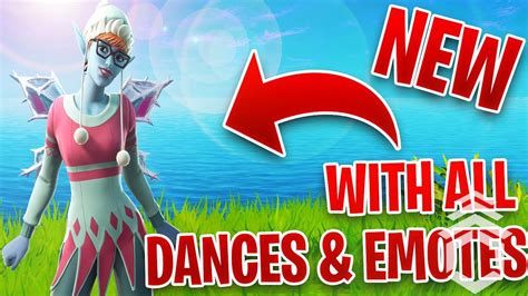 New All Fortnite Dances And New Emotes With Sugarplum Leaked Skin Skin Showcase Youtube