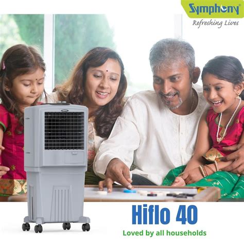 Buy Personal Air Cooler Hiflo 40 With Powerful Air Throw Symphony
