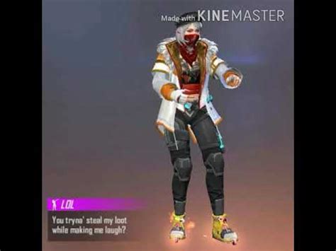 Free fire lol emote - YouTube