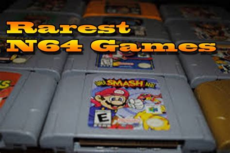 20 Rare Nintendo 64 Games The Most Expensive N64 Games Youtube Free