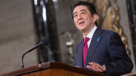 Japan's next prime minister emerges from behind the curtain. Prime Minister Shinzo Abe of Japan's Address to a Joint ...