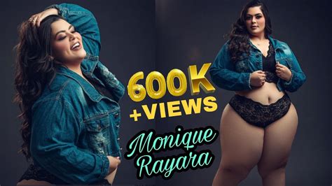 Monique Rayara Brazilian Bbw Plus Size Model Curvy Chubby Body Positive Short Bio Facts Latest