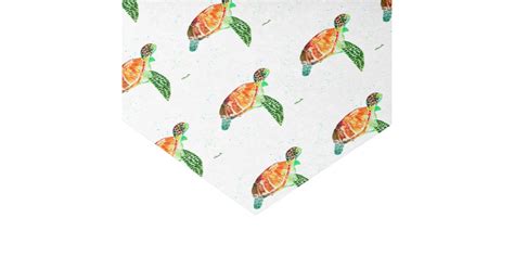 Sea Turtle Under The Sea Watercolor Ocean Nautical Tissue Paper Zazzle