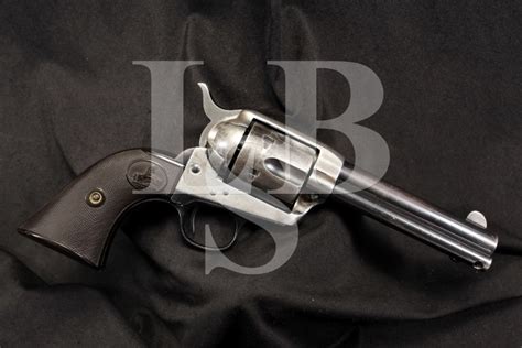 Colt 1873 Peacemaker Saa 38 40 Wcf Single Action Army Revolver 1906