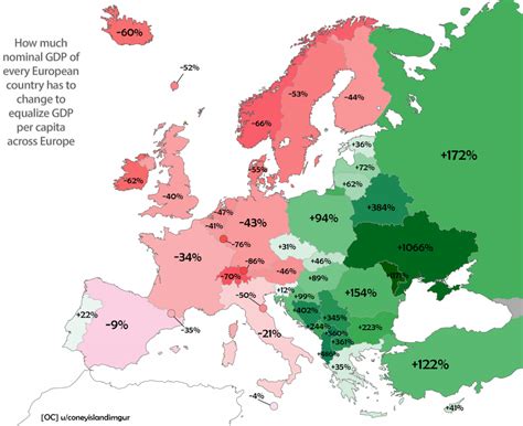Gdp Per Capita Europe Map