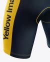 Download Men's Cycling Shorts mockup (Back Half Side View) in ...
