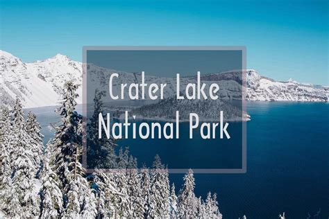 Crater Lake National Park Crater Lake National Park National Parks