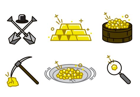 Gold Rush Vector 157816 Vector Art At Vecteezy