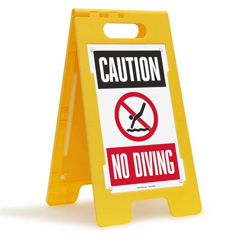 No Diving Signs Shallow Water No Diving Signs