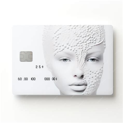 Premium AI Image | Design modern white credit or debit card on the