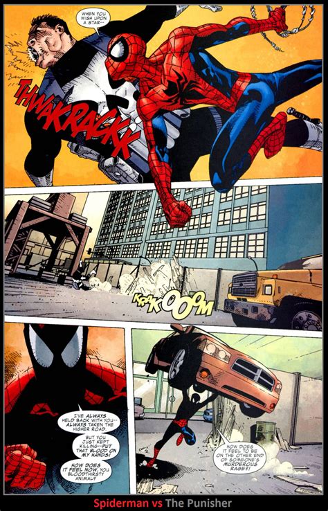 Spiderman Vs The Punisher By Keyblademagicdan Spiderman Vs Captain America Iron Man Comic