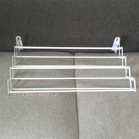 Jemuran lipat aluminium di dinding. Jual jemuran baju tempel gantung dinding /jemuran lipat ...