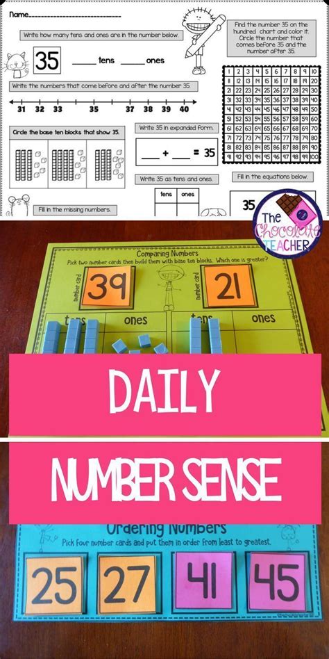 First Grade Number Sense Includes Lots Of Activities Like 20 Daily