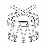 Drum Coloring Drums Drawing Toy Printable Line Christmas Outline Clipart Toys Template Coloringpages Drawings Sheets Templates Version Musical Colouring Library sketch template