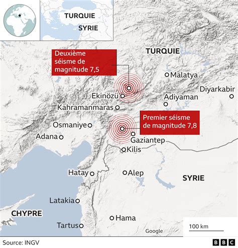 turquie syrie les dégâts d un séisme mortel