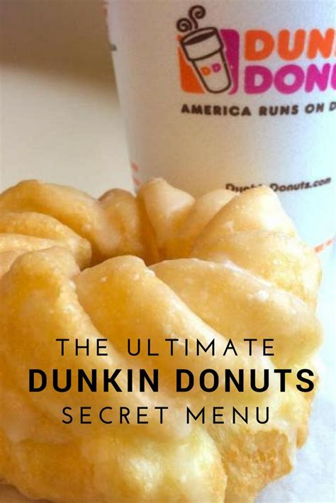 Heres The Dunkin Donuts Secret Menu For Your Morning Rush Dunkin