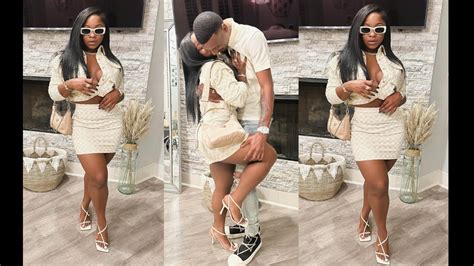 Reginae Carter Looks STUNNING In Cream 2 Piece LV Outfits On A Date