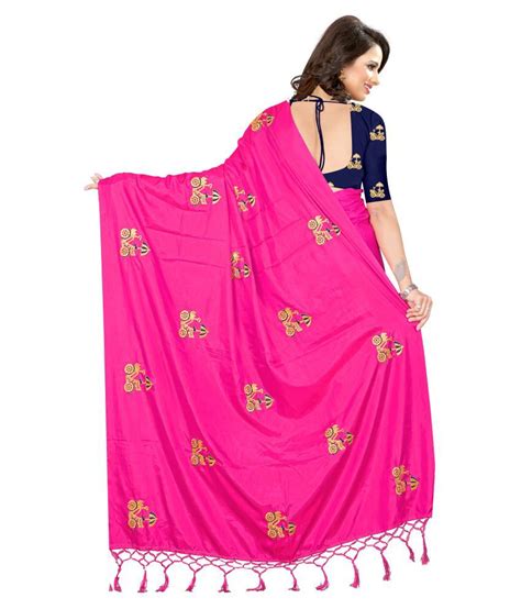 meera fashion pink silk saree buy meera fashion pink silk saree online at low price
