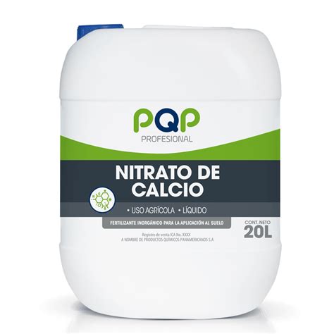 Fertilizante Nitrato De Calcio L Quido Pqp Profesional