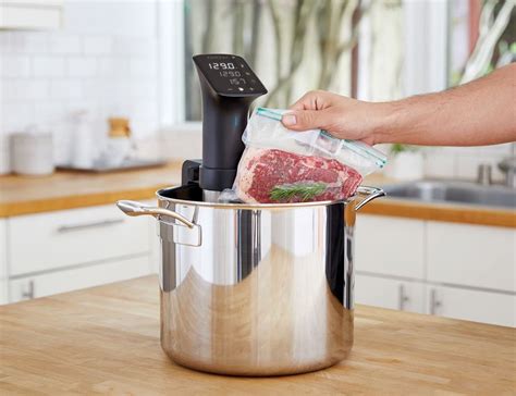 Sous vide equipment has existed for decades in professional kitchens around the world, but it has always been bulky, expensive, and overloaded with complex features. Anova Precision Cooker Pro sous vide device works for ...