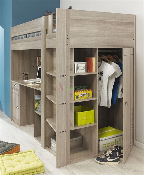 Gami Largo Loft Beds For Teens Canada With Desk And Closet Xiorex