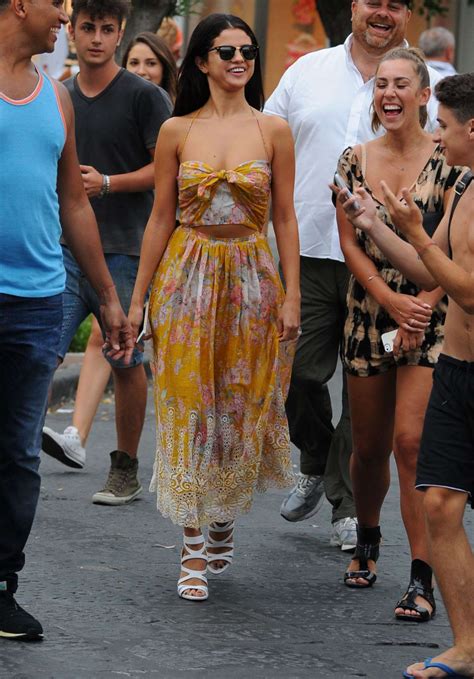Selena Gomez Hot In Yellow Dress 13 GotCeleb