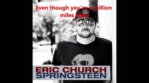 Springsteen Eric Church Official Lyric Video Youtube