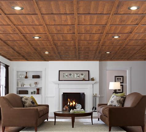 Contemporary Wood Plank Ceiling