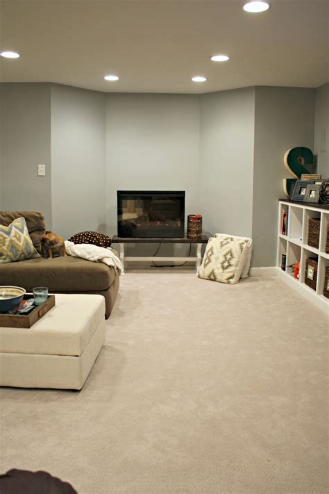 10 basement paint colors to liven up a dark room. The perfect basement flooring and other fun changes! from ...