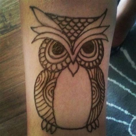 Vector set of tattoo henna hand drawn owl. Pin by Brandy Stuart on Henna by Brandy | Henna designs ...