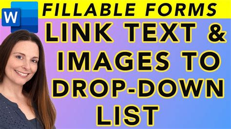 If you're familiar with databases, these content controls can even be linked to data. How To Link Text or Images To A Drop-Down List Selection ...