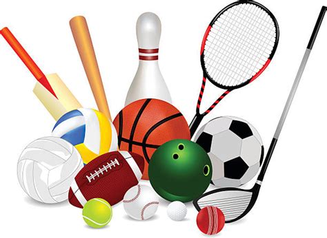 50 Set Of Sports Equip Sports Equipment Clipart