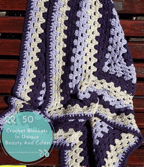 50 Crochet Blanket Design Ideas In Different Patterns Free Crochet