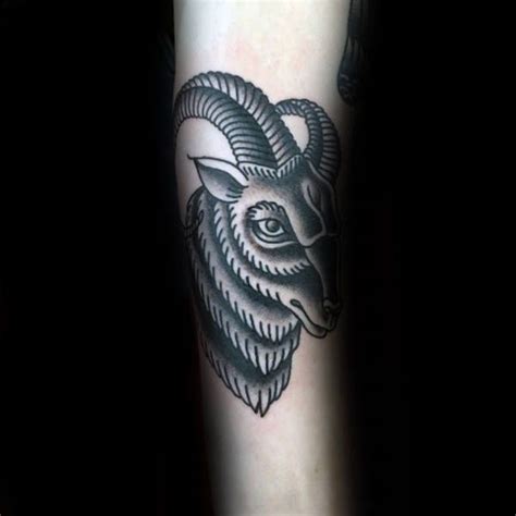 75 Aries Tattoos For Men Zodiac Ink Design Ideas Widder Tattoos
