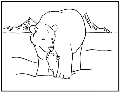 Glad he missed the igloo. Free Printable Polar Bear Coloring Pages For Kids