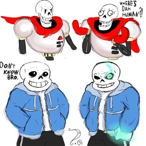 Undertale Sans And Papyrus Sketch By Defiantcoin64 On Deviantart