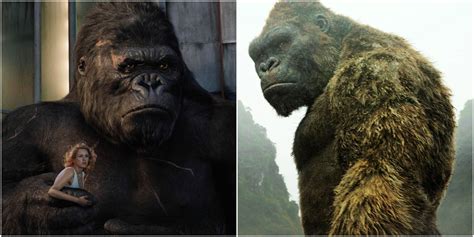 Godzilla Vs Kong Biggest Differences Between Legendary S Kong Skull Island And Peter