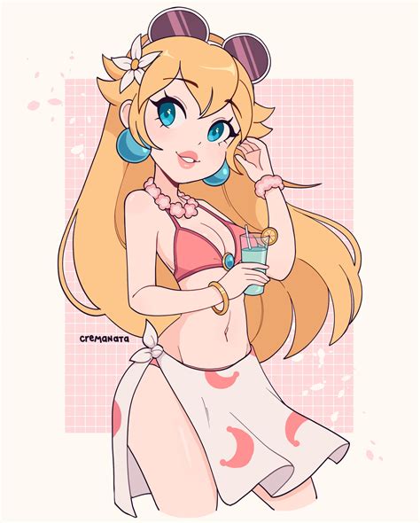 Cremanata Princess Peach Princess Peach Swimwear Mario Series Nintendo Super Mario