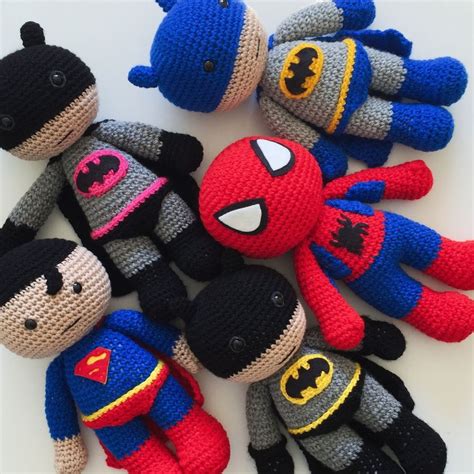 Made With Mwa Crochet — Superheroes Crochet Toys Crochet Doll
