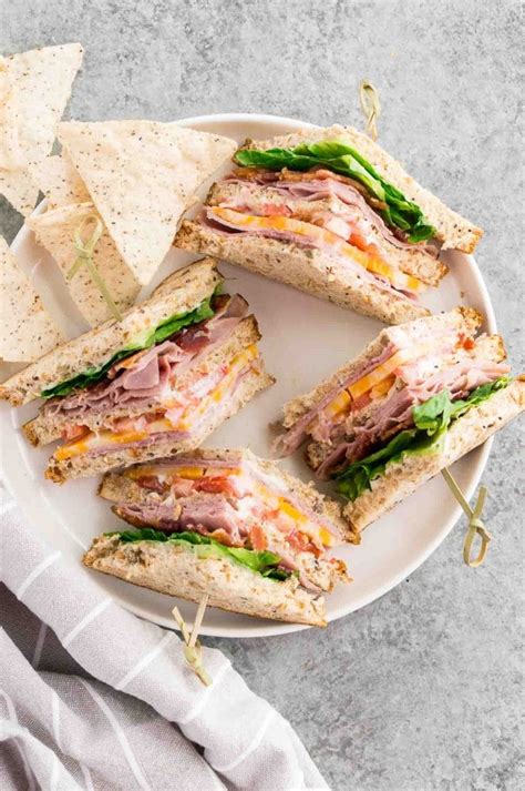 Club Sandwich Easy And Tasty Lunch Idea Delicious Meets Healthy