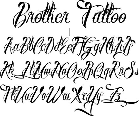 Curso De Lettering Fonte Cursiva Para Tatuagem Estilos De Letras Images And Photos Finder