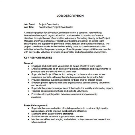 Production Coordinator Job Description Pdf Free Online Document