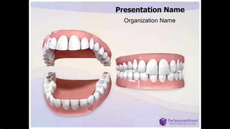 Dental Openbite Powerpoint Presentation Template Thetemplatewizard Youtube