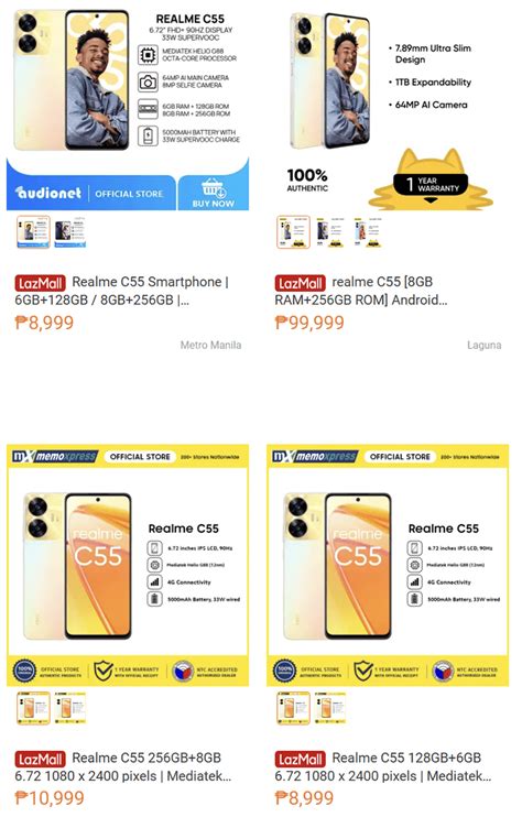 Realme C55 Price And Specs Leaked Ahead Of Ph Launch See What You Need