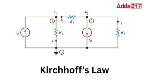 Kirchhoffs Laws Formula Equation Examples
