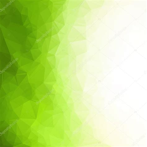 Green Polygonal Mosaic Background Creative Design Templates Stock