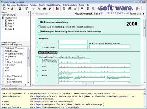 Im folgenden erfahren sie, was rund um das thema wegerecht zu beachten ist. ElsterFormular 2008/2009 10.4.0 - Download (Windows / Deutsch) bei SOFT-WARE.NET