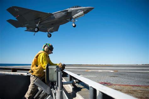 The First F 35c Landing On And Launching Off Of A Carrier Were Truly